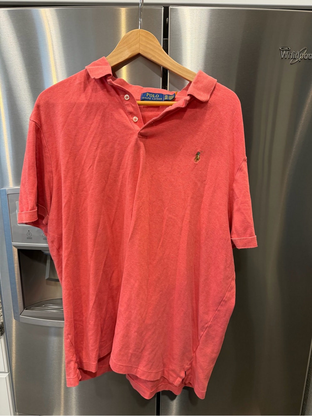 Ralph Lauren Men's Coral-Red Polo Shirt